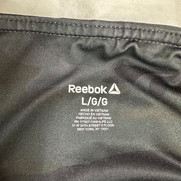 Reebok Multicolor Camo Print Athletic Leggings Women's Large - Picture 4 of 5